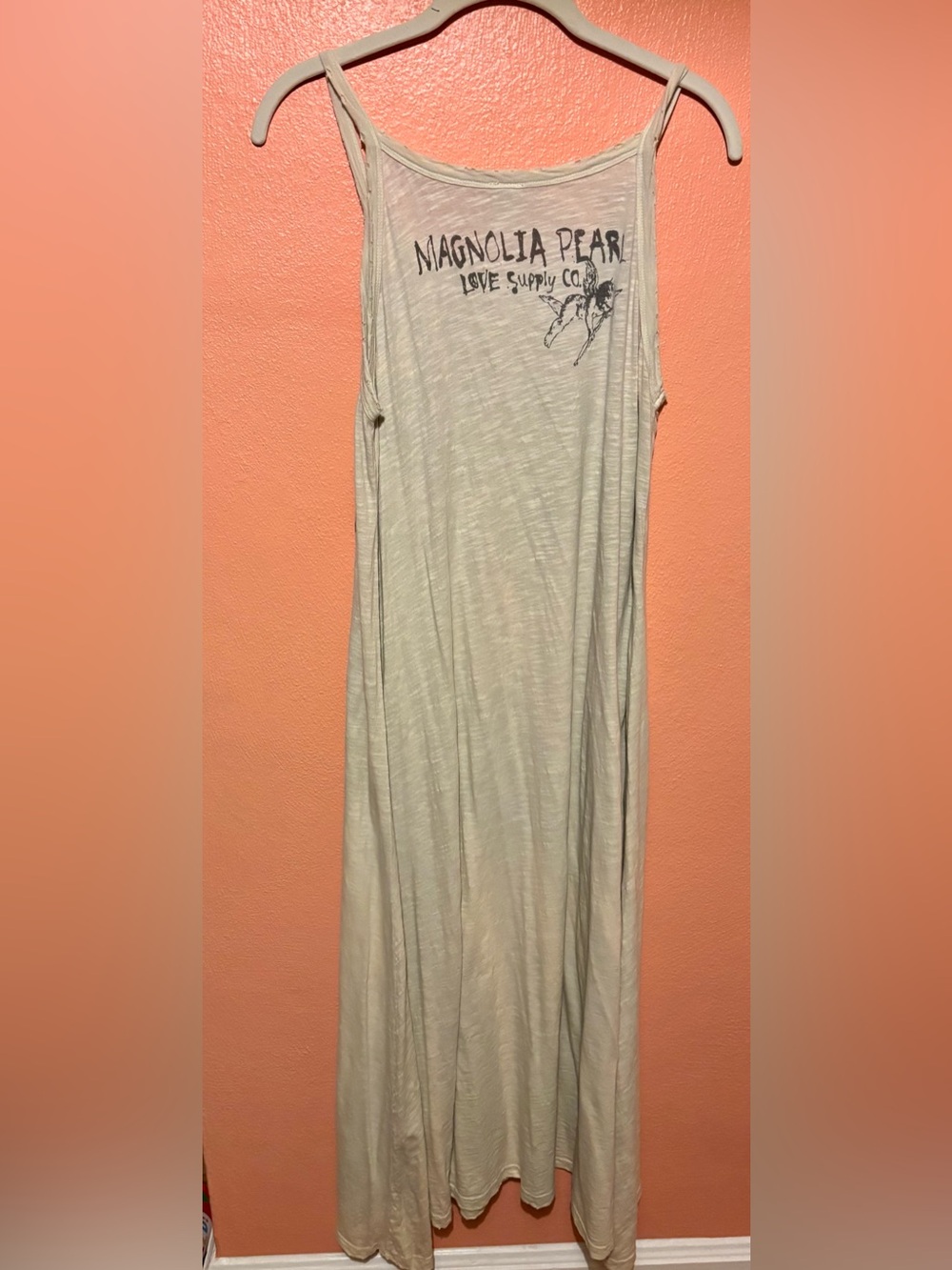 Magnolia Pearl A Line Distressed Dress With Rose, Bird and Cupid - Picture 3 of 6